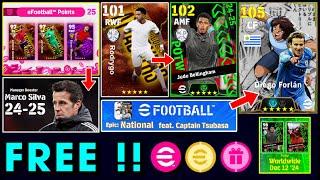 eFootball™ 2025 New Ambassador Packs & Free Epics  Free Coins, 5000 eFootball Point Shop Players 