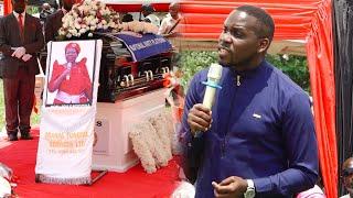 Hon Joel Ssenyonyi's words at Jolly Mugisha's burial amazed mourners.