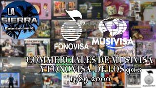 Compilación Comerciales De Fonovisa Y Musivisa De Los 90’s 1989-2000 De Promoción A CDS y Cassettes