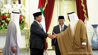 Pertemuan Bilateral Presiden Prabowo dengan Utusan Khusus Persatuan Emirat Arab, 22 Okt 2024