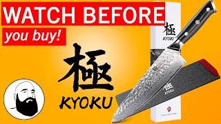 Watch BEFORE you buy the Kyoku Kitchen Knife - Unboxing and Review