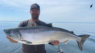 Late Spring King Salmon Fishing on Lake Ontario