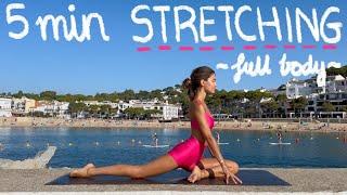 5MIN full body stretching for flexibility and relaxation / at home pilates | LIDIAVMERA