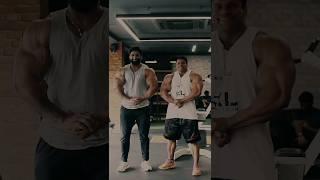 Nitin Chandila And Narender Yadav Posing  #shorts #mrolympia #nitinchandila #narendrayadav #viral