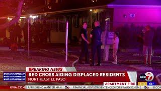 Apartment fire in Northeast El Paso