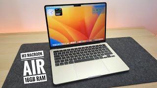 M3 MacBook Air 16GB RAM - Do you need the RAM upgrade?