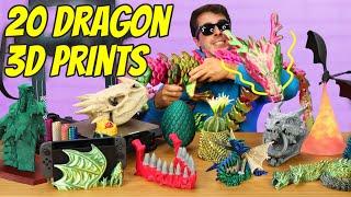 Top 20 Dragon 3D Prints - EPIC Collection