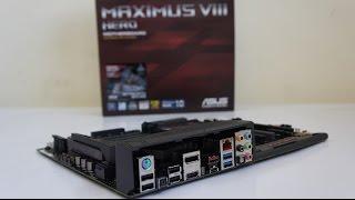 ASUS MAXIMUS VIII HERO review, test, intel i7 6700k overclock