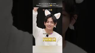 Bts members were playing liar Game, Meanwhile kim Taehyung#v #bts#runbts#kimtaehyung#happybirthday