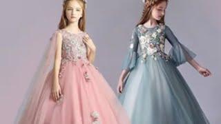 stylish kids wedding party wear dress /beautiful frock dress design/trending dress design ️