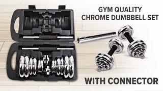 Sellincost Chrome Dumbbell Set With Connector