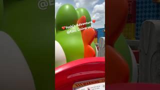️Yoshi’s Adventure at Universal Epic Universe️ #fun #yoshi #nintendo #epicuniverse #ride  #shorts
