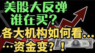   美股大反弹，谁在买？各大机构如何看... 资金变！？ -- 第805期 --