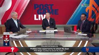 Phillies miss opportunity to clinch NL East | Phillies Postgame Live