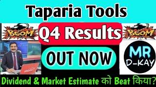 taparia tools share | taparia tools share news | taparia tools Q4 results 2025. | taparia dividend