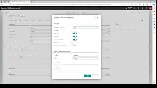 Microsoft Dynamics BC  Substituting Inventory during the Manufacturing Process