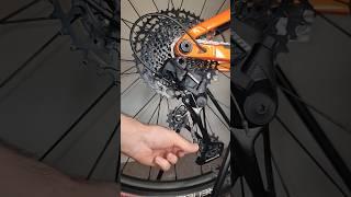 This is why I like Sram derailleur #lockderaileur #mtb #biketips