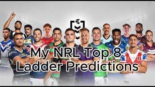 NRL Top 8 PREDICTIONS!