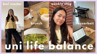 PRODUCTIVE VLOG: BWL Master Studium, Uni Life Balance, erstes Semester, Brunch | Laica Vergara