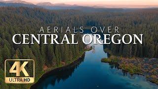 OREGON IN 4K | Central Oregon (Ultra HD) - Aerial Drone Views Over Forests, Mountains & Waterfalls