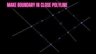 Auto lips Create boundary automatically in AutoCAD.