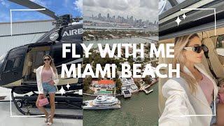 Come fly with me | fly with me to Miami Beach in a helicopter  