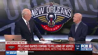 Pelicans Announcement Chat with FOX 8 Vice President & General Manager Mikel Schaefer