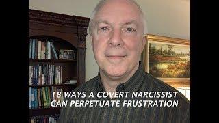 18 WAYS A COVERT NARCISSIST CAN PERPETUATE FRUSTRATION