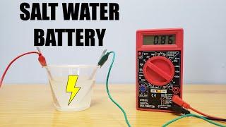 Salt Water Battery Science Project