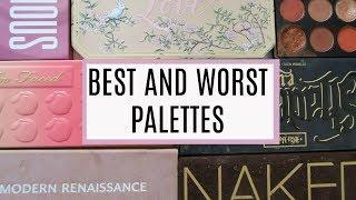 TOP 5 BEST & WORST EYESHADOW PALETTES! | DramaticMAC