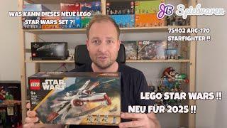 Neue LEGO Star Wars Figuren: Review vom 75402 ARC-170 Starfighter!