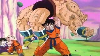 Dragon Ball Z Kai-Goku Uses Kaioken On Nappa