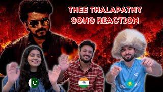 Thee Thalapathy Song Reaction | Thalapathy Vijay | Tribute | STR | Foreigners React