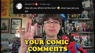 How I Afford All These Comic Books and Action Figures (Your Comic Comments February)