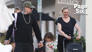 Cameron Diaz and Benji Madden seen on rare family outing with daughter and newborn son