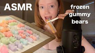 ASMR Eating Frozen Gummy Bears