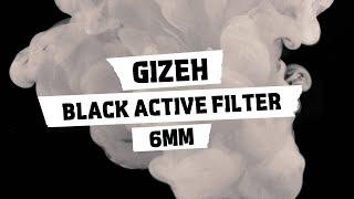 GIZEH BLACK® Active Filter 6mm | Mit Aktivkohle aus Kokosnussschalen