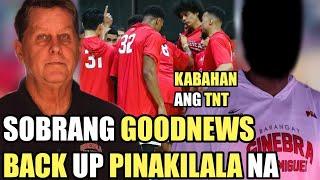 GINEBRA SOBRANG GOODNEWS BACK UP PINAKILALA NA | KABAHAN NA ANG TNT | MAPAPA TALON ANG LAHAT !