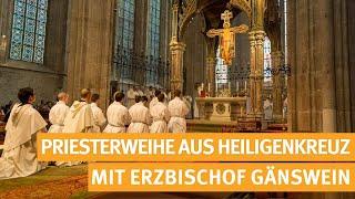 Priesterweihe mit Erzbischof Gänswein aus der Stiftskirche im Stift Heiligenkreuz - 05.10.2024