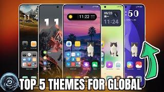 Top 5 Beautiful Chinese Themes For Xiaomi Global Part 32 | Xiaomi Theme Hub