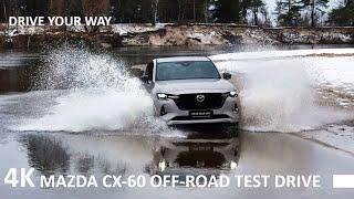 MAZDA CX-60 OFF ROAD TEST DRIVE YOU NEVER EXPECT TO SEE // MUD, SAND, SNOW, WATER