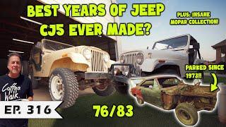 Oklahoma Gold Mine: 2 Rare Jeep CJ5s + INSANE Mopar Collection!!