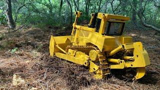 Huge rc bulldozer Rc4wd 1/14 dozer first run ! Hydraulic dozer