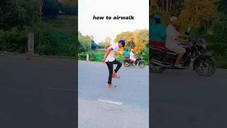 How to Airwalk step by step  #airwalk #shorts