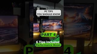 PC Tips you should know. Part 4. #pctips #computertips #windows #performance