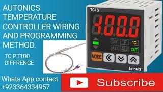 AUTONICS TEMPERATURE CON TCN4S PARAMETERS PROGRAMMING#TCN4S