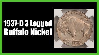 Buffalo Nickel Value - 1937 Buffalo Nickel (3 Legged)