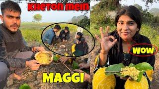 Kheton mein Maggi  | kaand ho gaya | #vlog - 04 #dheerajkevlogs