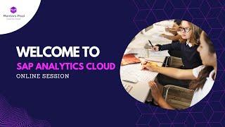 SAP Analytics Cloud Training (SAC) | Online Session-1 | Mentors Pool