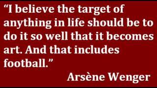 Arsene Wenger The Profesor and Artist